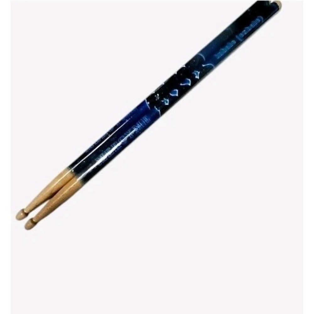 Blue Mercy Me Galaxy‎ Designed Wooden Drumsticks